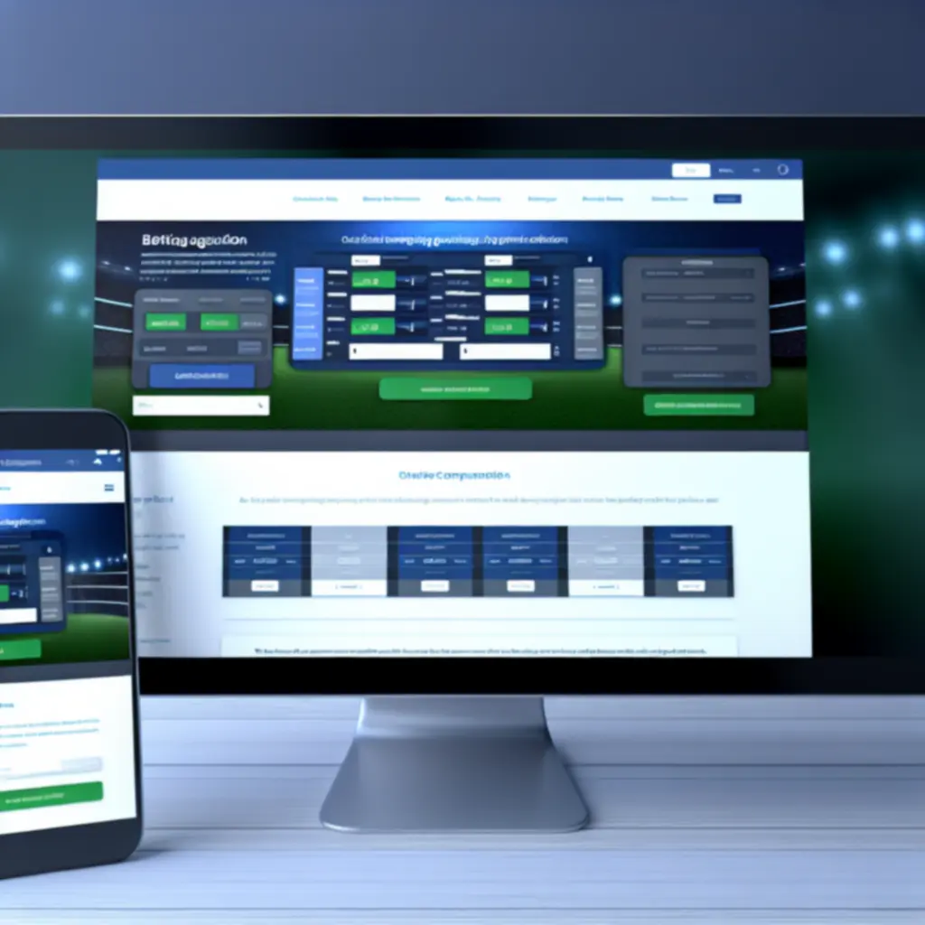 Interface de plateforme de comparaison de platforms de paris sportifs
