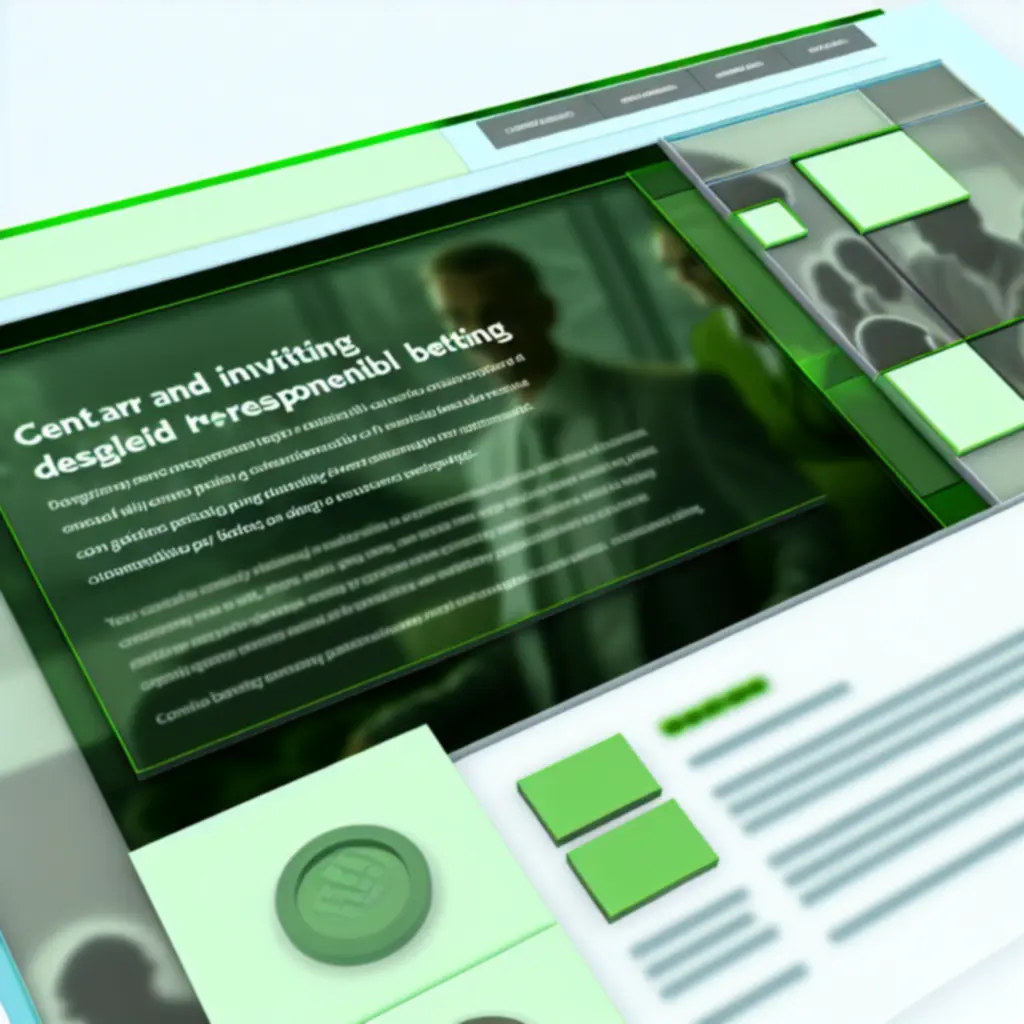 Illustration de lignes directrices pour un betting responsable