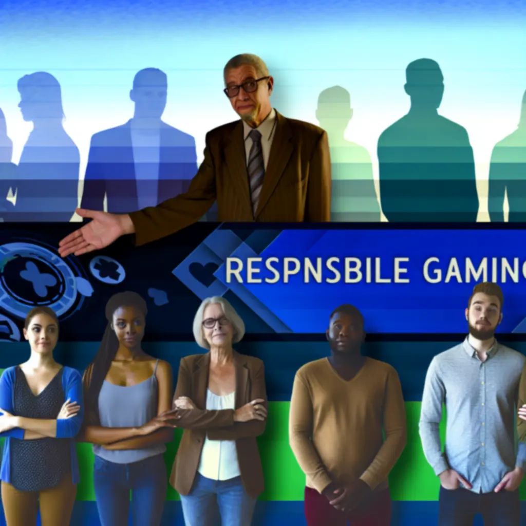 Illustration abstraite de contrôle et de sécurité pour le jeu responsable