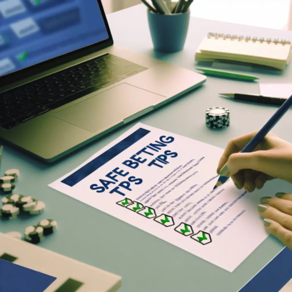 Espace de travail avec rappel de conseils de jeu responsable